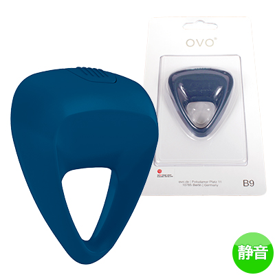 OVO B9 VIBRATING RING BLUE