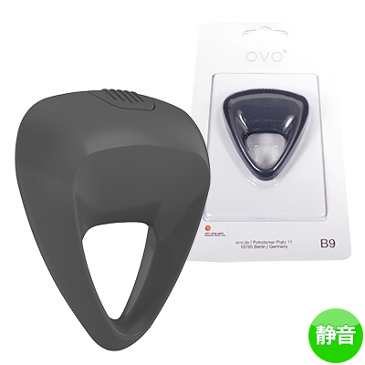 OVO B9 VIBRATING RING GREY