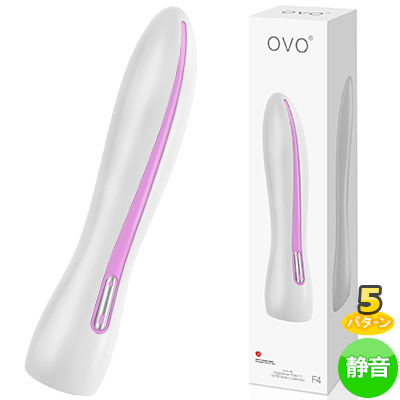 OVO F4 VIBRATOR WHITE PINK