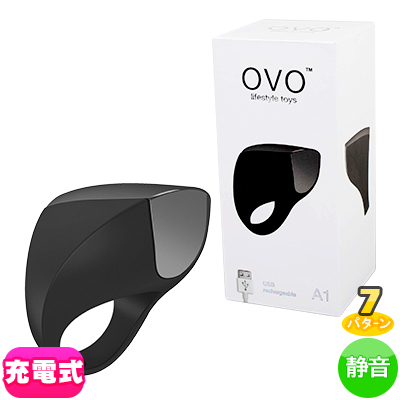 OVO A1 RECHARGEABLE RING BLACK/CHROME