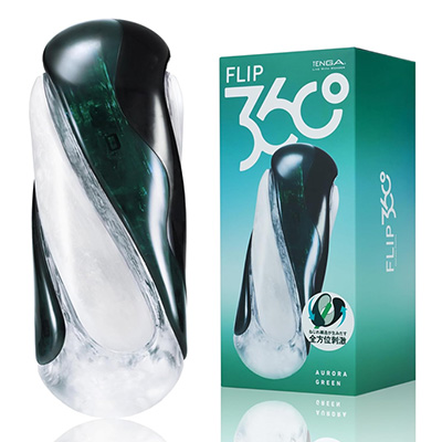 TENGA FLIP360 AURORA GREEN